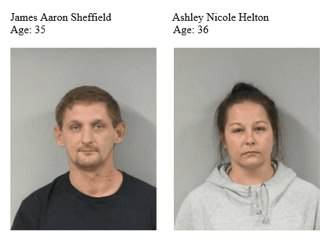sheffield, james aaron  Helton, Ashley Nicole