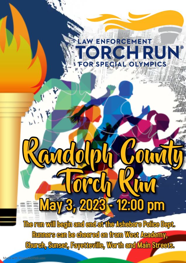 local torch run for special olympics