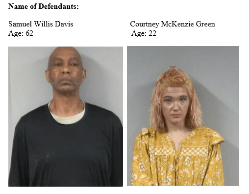 Davis, Samuel Willis   Green, Courtney McKenzie