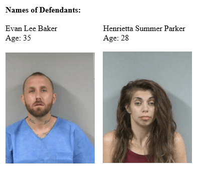 Baker, Evan Lee  Parker, Henrietta Summer