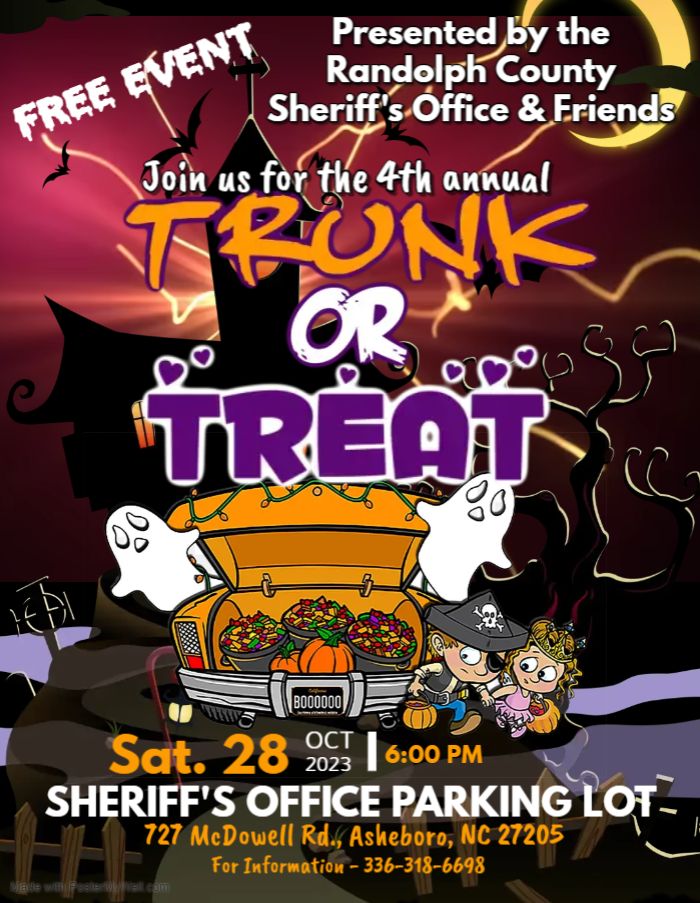 trunk or treat poster