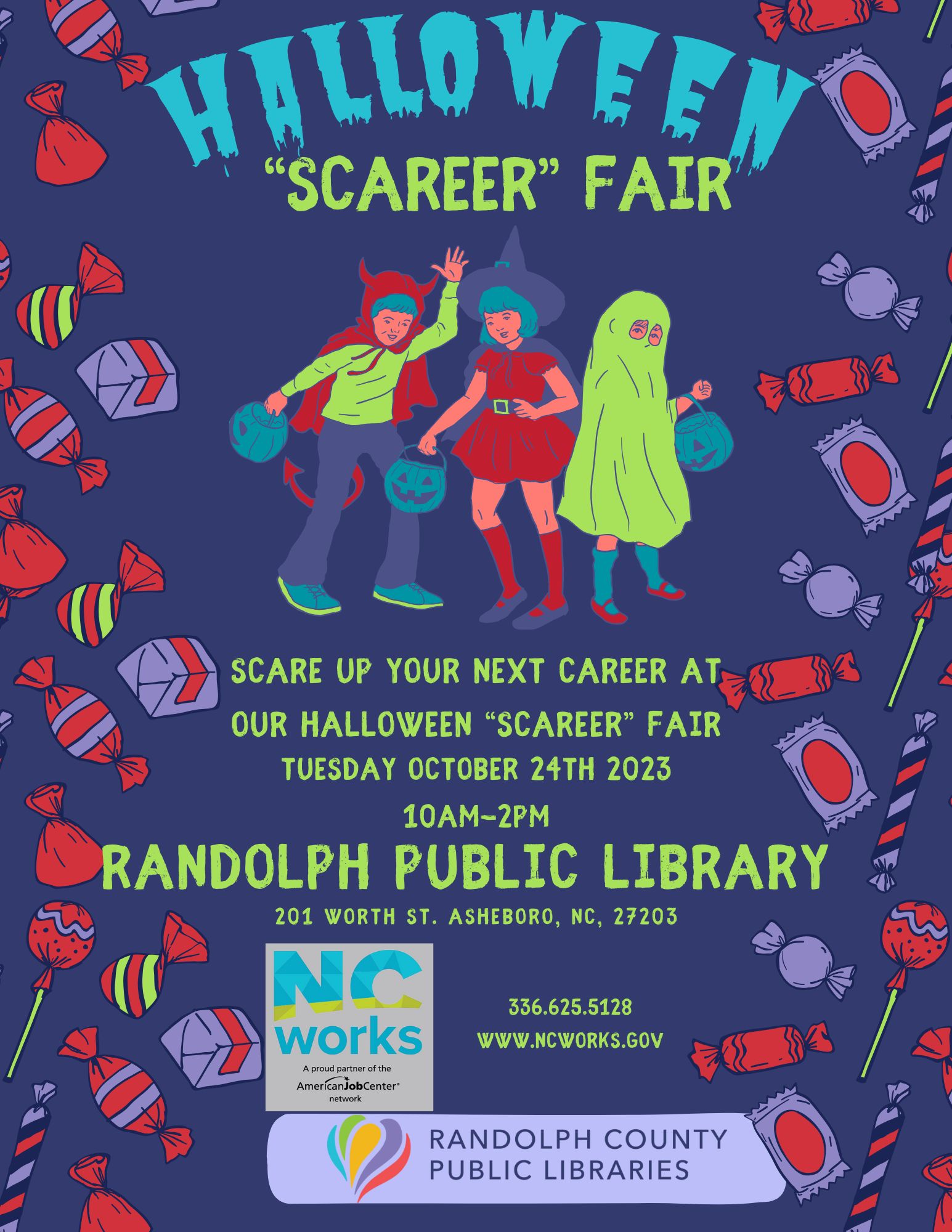 Halloween Scareer Fair Flyer