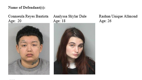 Bautista, Connseula Reyes   Dale, Analyssa Skylar  Allmond, Rashun Unique