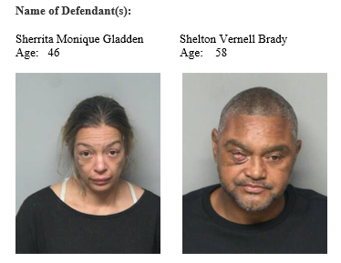 Gladden, Sherrita Monique Bautista and Brady, Shelton Vernell