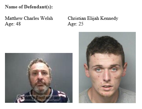 Welsh, Matthew Charles and Kennedy, Christian Elijah