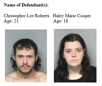 Roberts, Christopher Lee abd Cooper, Haley Marie