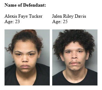 Tucker, Alexis Faye  Davis, Jalen Riley